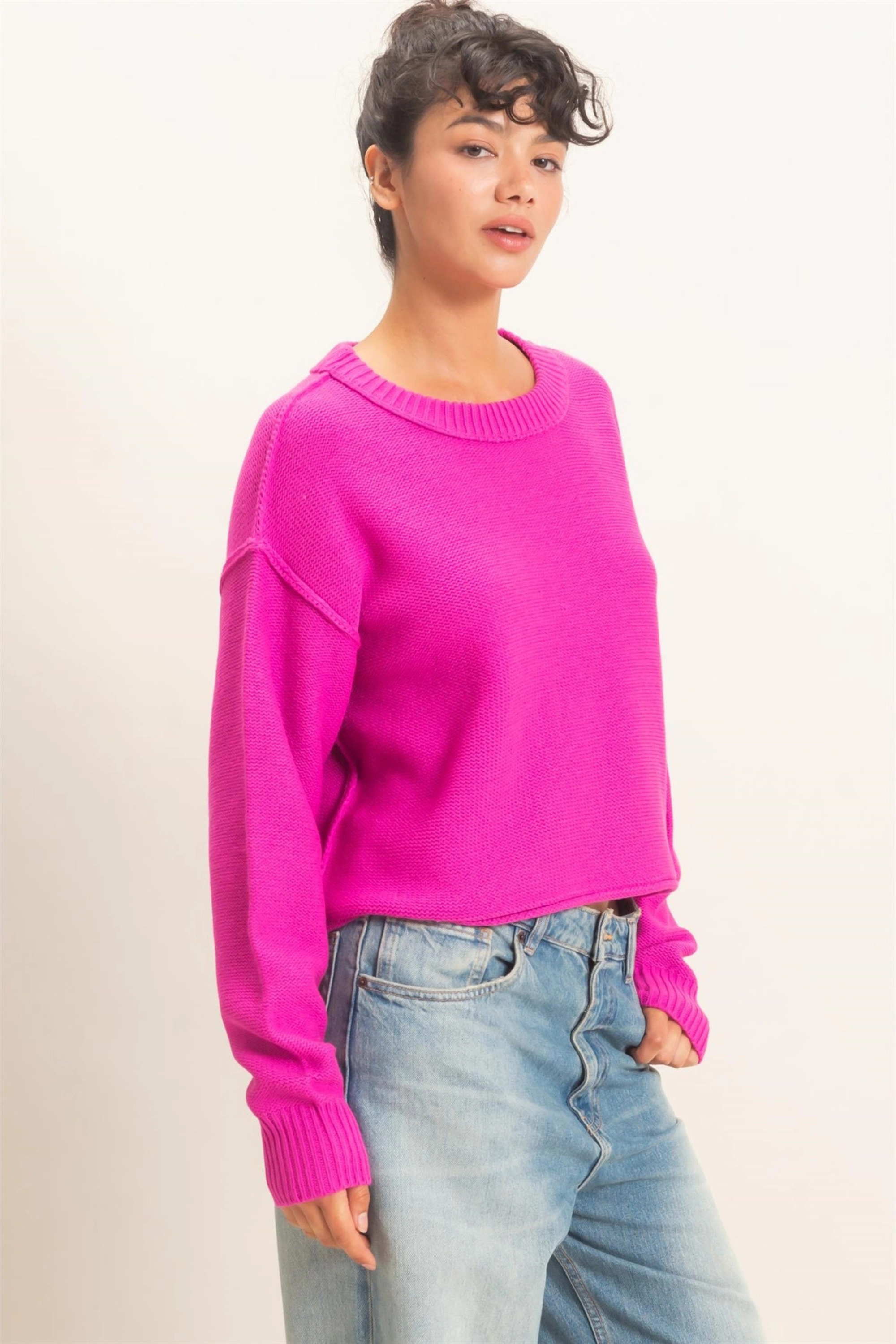 Sunday Sweater-Sweaters-Vixen Collection, Day Spa and Women's Boutique Located in Seattle, Washington