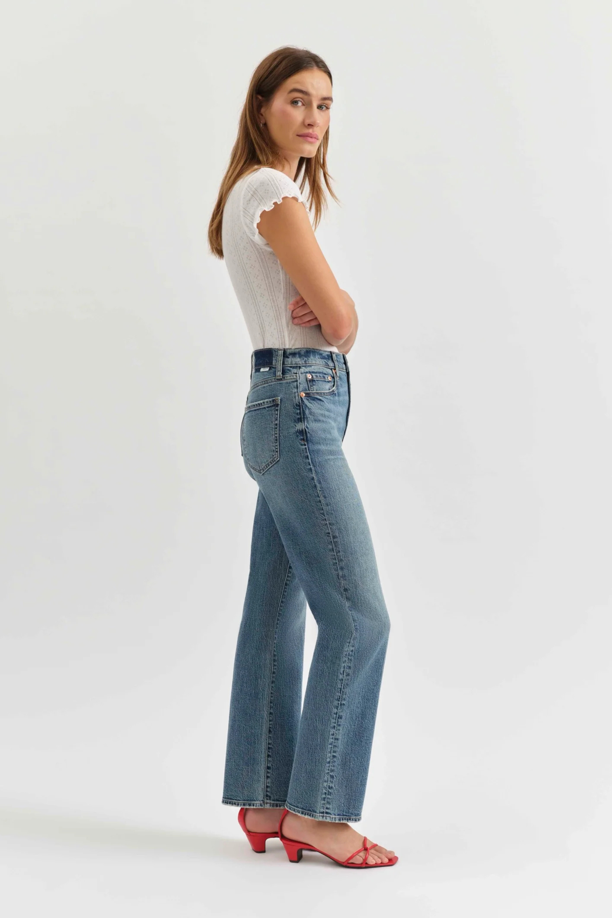 Sundaze High Rise Straight Leg-Denim-Vixen Collection, Day Spa and Women's Boutique Located in Seattle, Washington