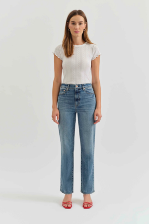 Sundaze High Rise Straight Leg-Denim-Vixen Collection, Day Spa and Women's Boutique Located in Seattle, Washington