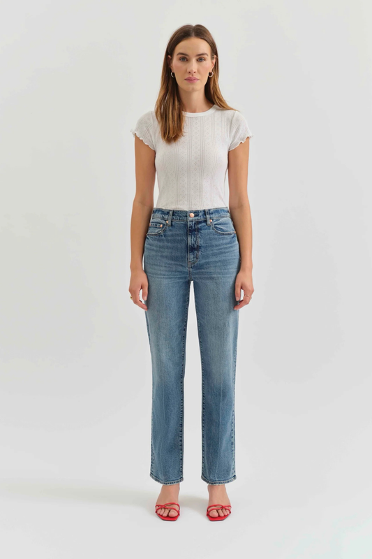 Sundaze High Rise Straight Leg-Denim-Vixen Collection, Day Spa and Women's Boutique Located in Seattle, Washington