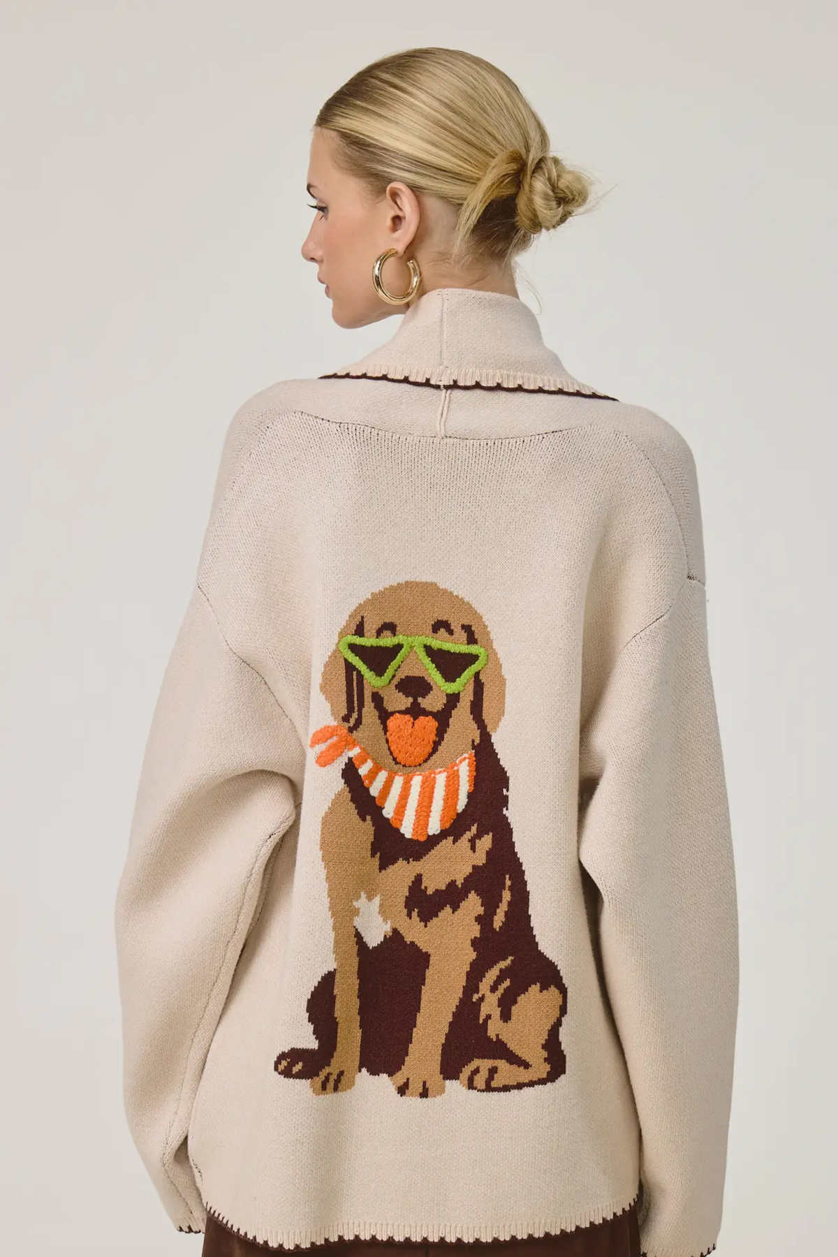 Sunny Pup Cardigan-Sweaters-Vixen Collection, Day Spa and Women's Boutique Located in Seattle, Washington