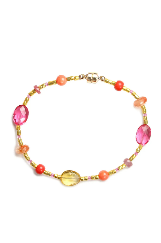 Sunstone and Sapphire Multi-Stone Bracelet-Jewelry-Vixen Collection, Day Spa and Women's Boutique Located in Seattle, Washington