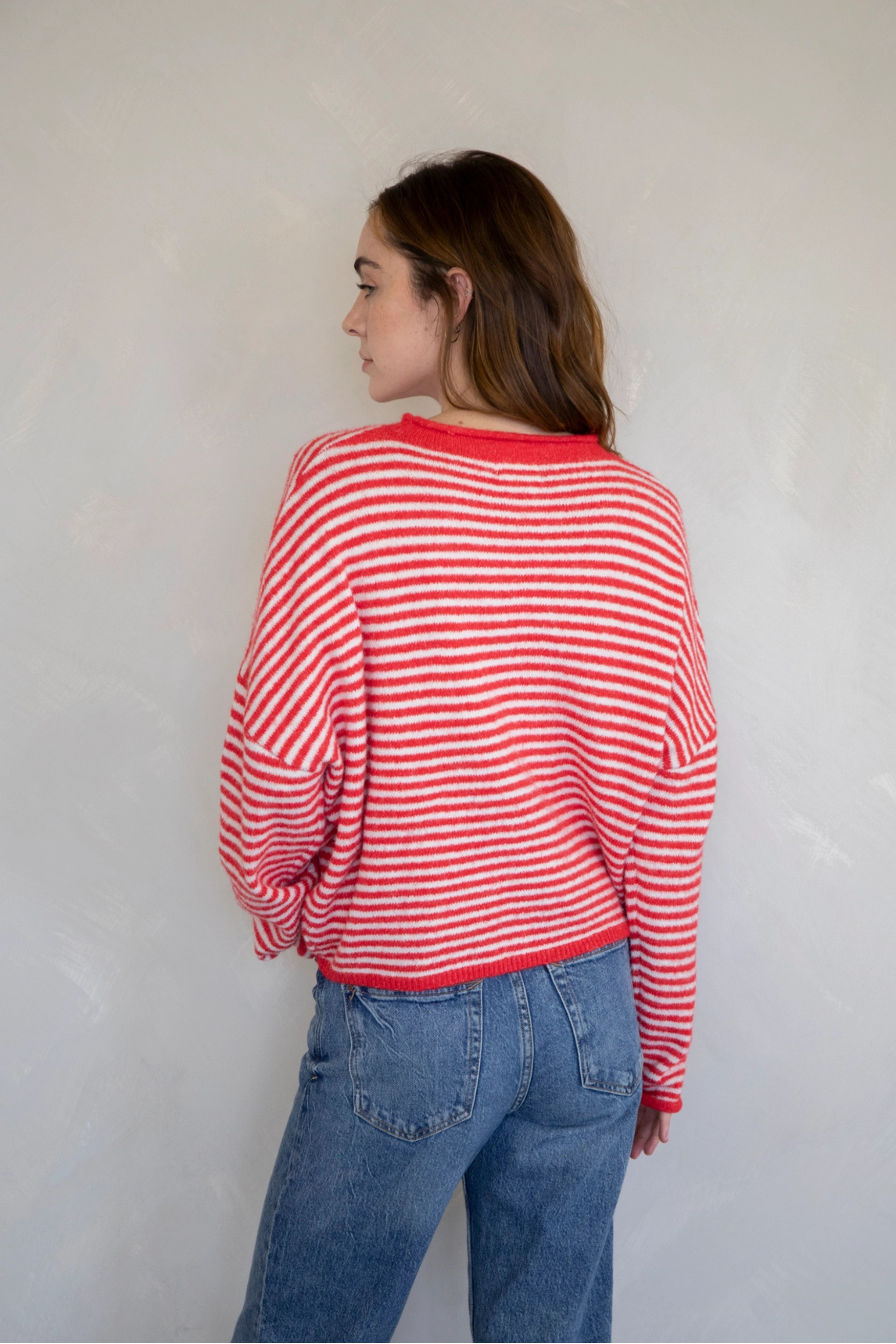 THE Striped Cardigan-Sweaters-Vixen Collection, Day Spa and Women's Boutique Located in Seattle, Washington