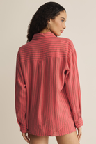 The Perfect Striped Button Up-Tops-Vixen Collection, Day Spa and Women's Boutique Located in Seattle, Washington