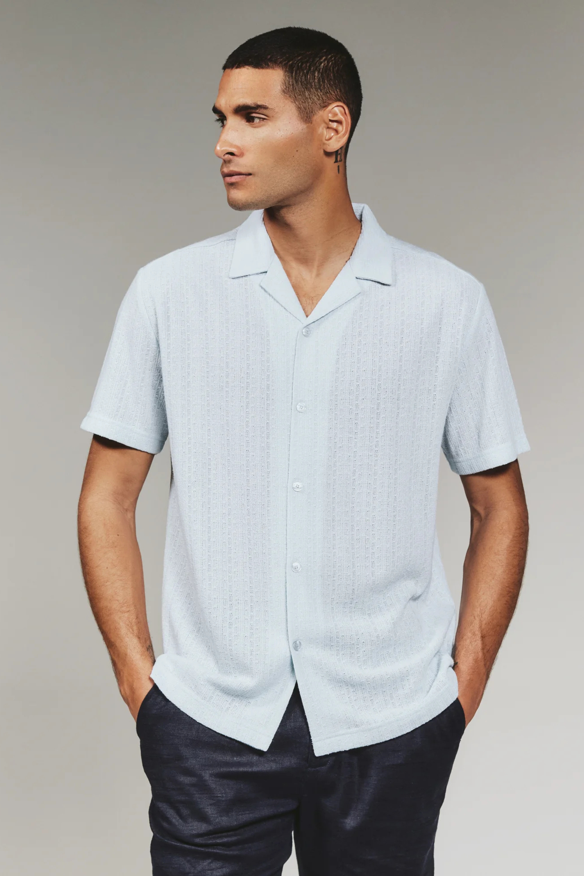 Thierry Camp Shirt-Men's Tops-Vixen Collection, Day Spa and Women's Boutique Located in Seattle, Washington