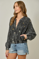 Tidal Bloom Jacket-Jackets-Vixen Collection, Day Spa and Women's Boutique Located in Seattle, Washington