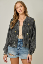 Tidal Bloom Jacket-Jackets-Vixen Collection, Day Spa and Women's Boutique Located in Seattle, Washington