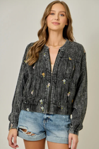 Tidal Bloom Jacket-Jackets-Vixen Collection, Day Spa and Women's Boutique Located in Seattle, Washington