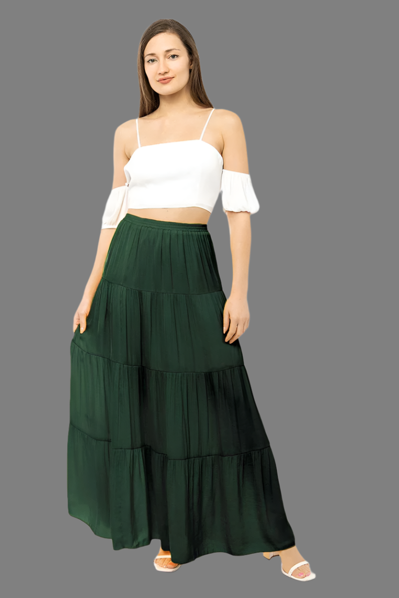 Never Better Tiered Maxi Skirt-Skirts-Vixen Collection, Day Spa and Women's Boutique Located in Seattle, Washington