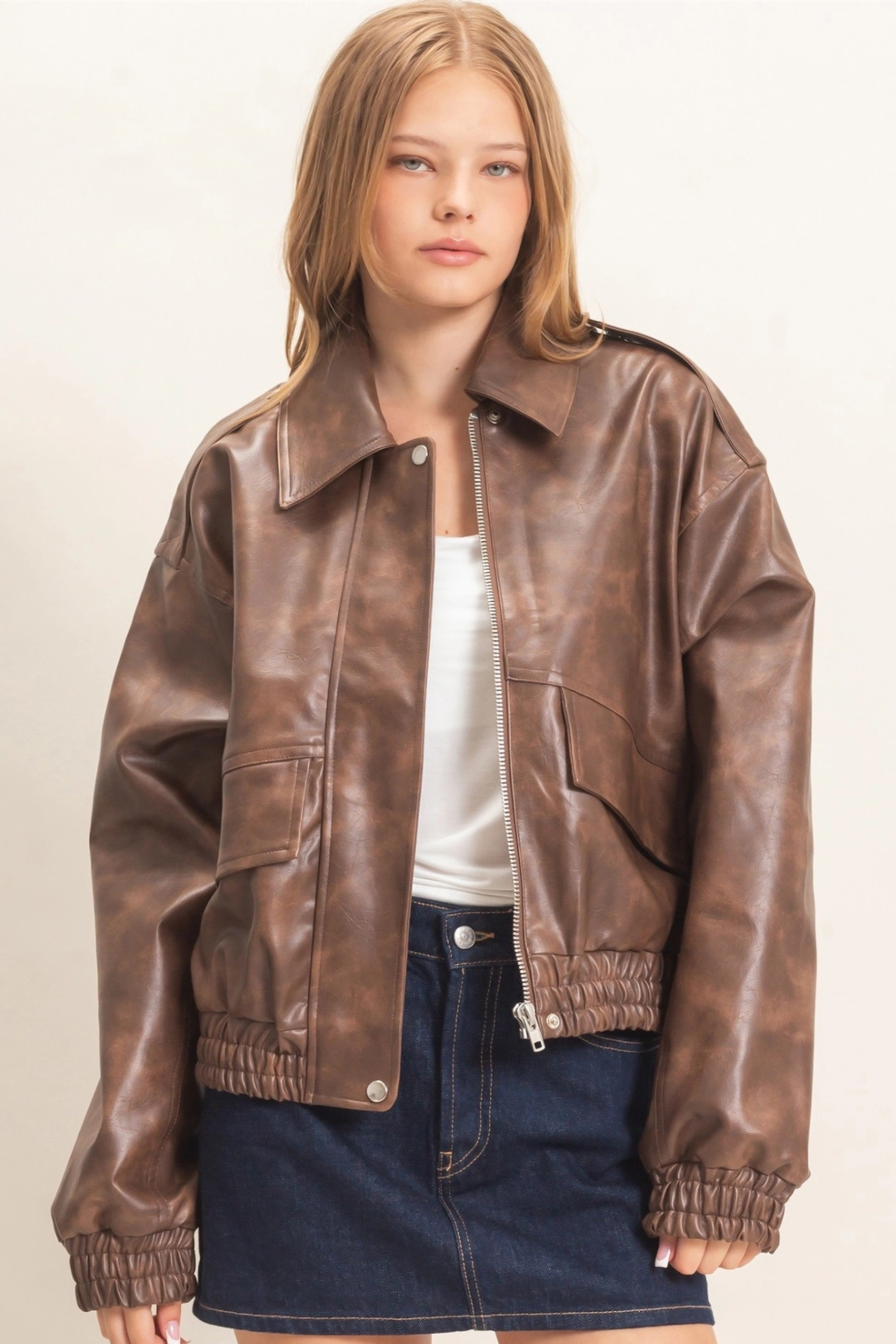 Tiff Bomber Jacket-Jackets-Vixen Collection, Day Spa and Women's Boutique Located in Seattle, Washington
