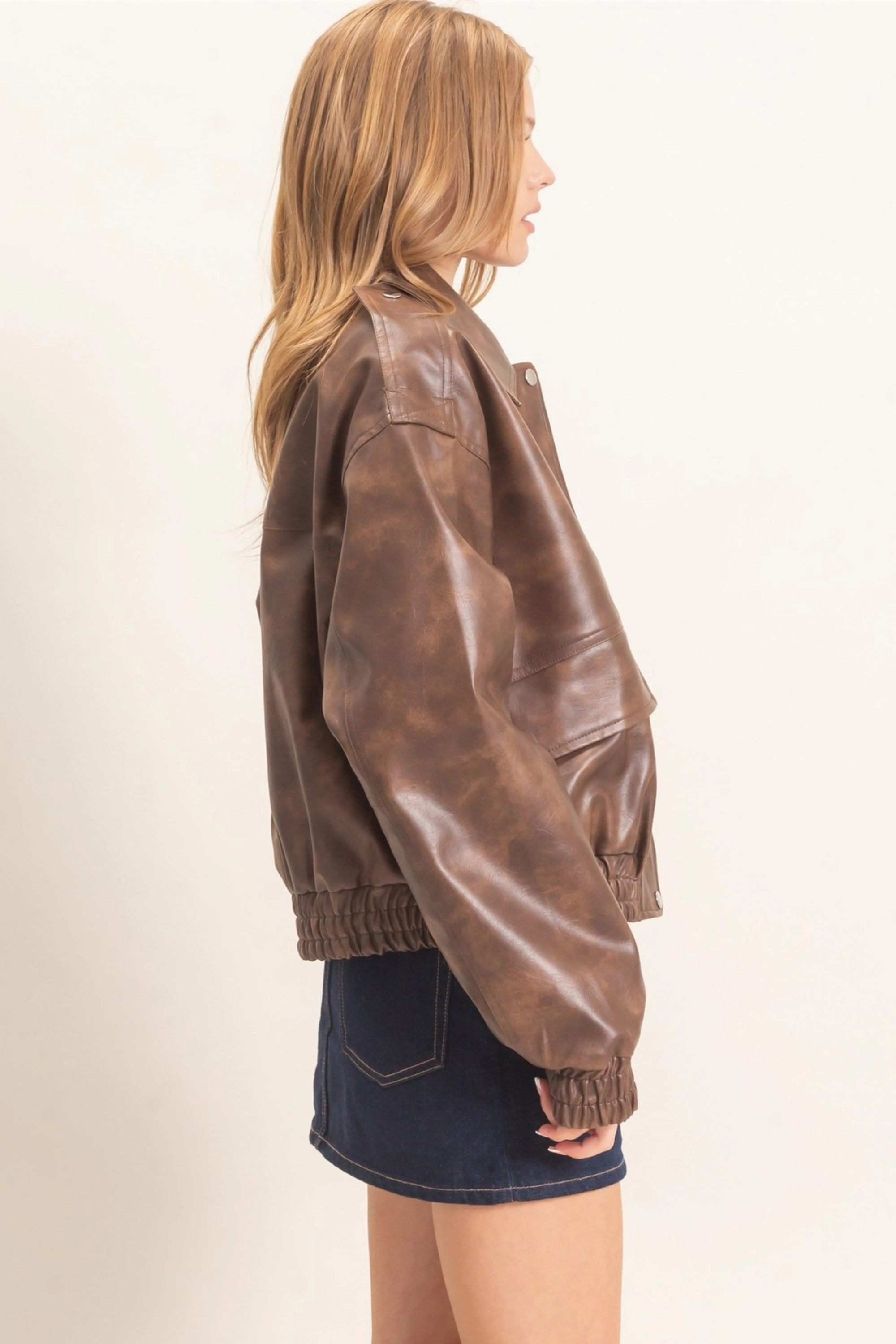 Tiff Bomber Jacket-Jackets-Vixen Collection, Day Spa and Women's Boutique Located in Seattle, Washington
