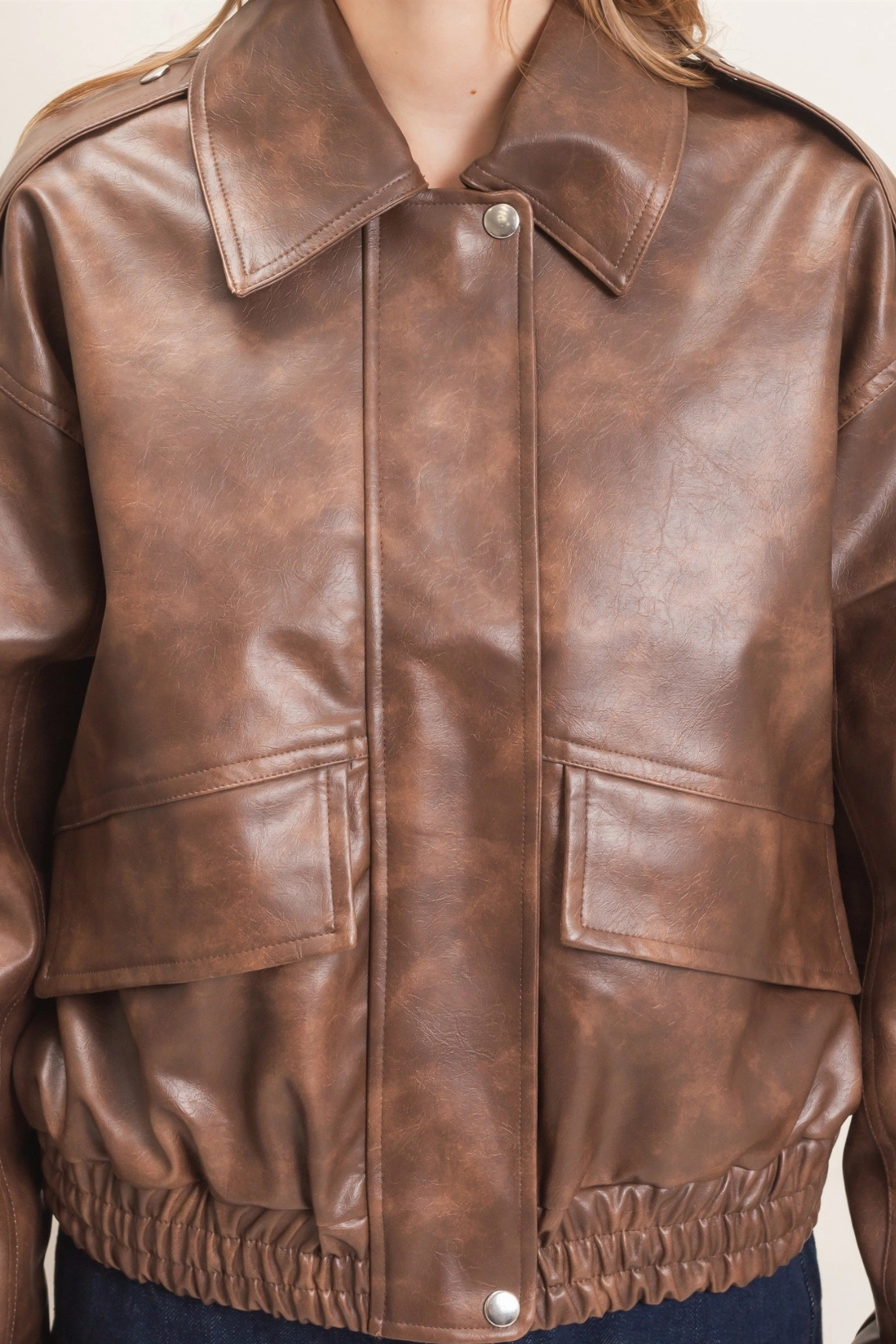 Tiff Bomber Jacket-Jackets-Vixen Collection, Day Spa and Women's Boutique Located in Seattle, Washington