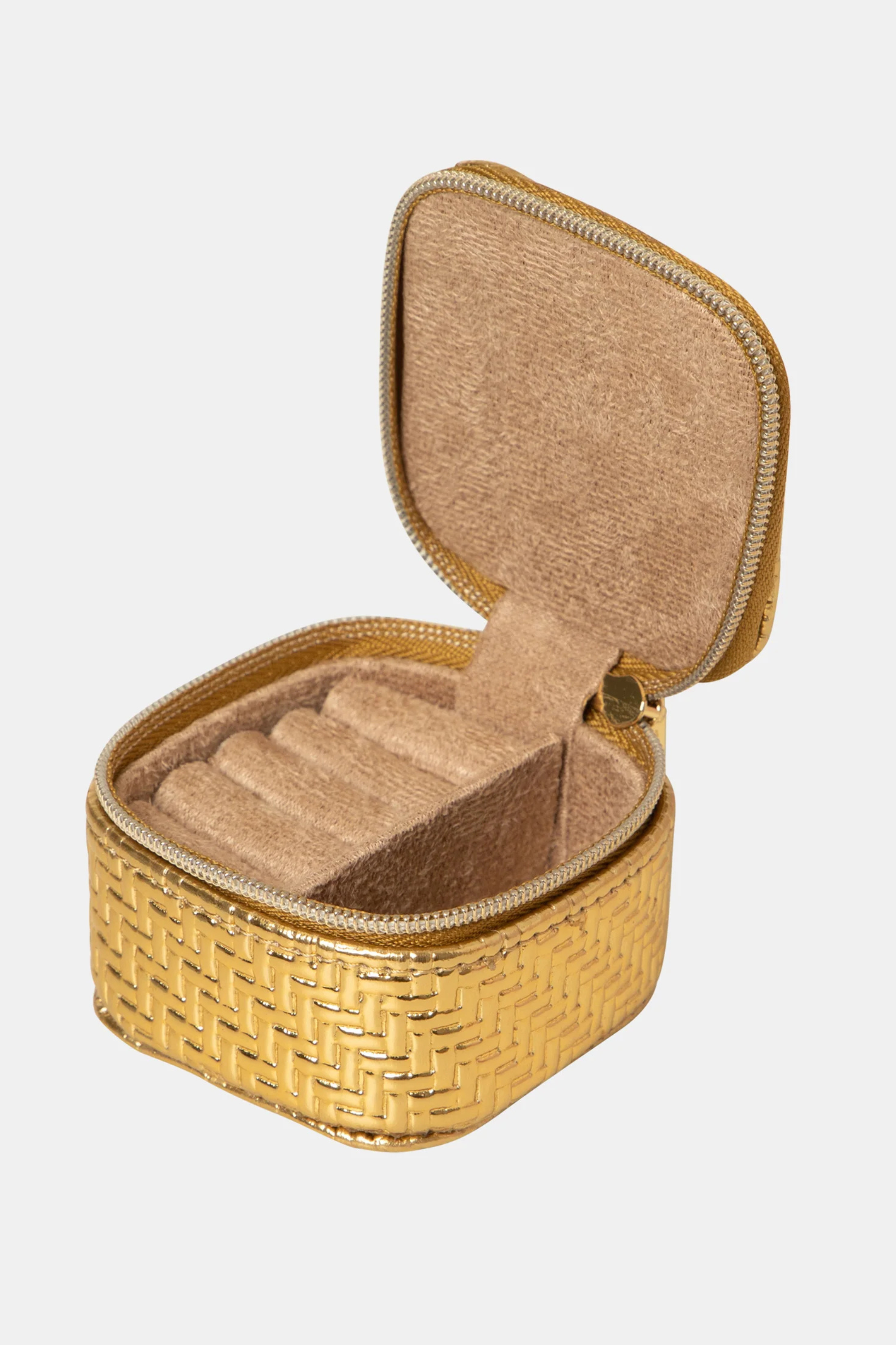 Mini Herringbone Jewelry Cube-Bags + Wallets-Vixen Collection, Day Spa and Women's Boutique Located in Seattle, Washington