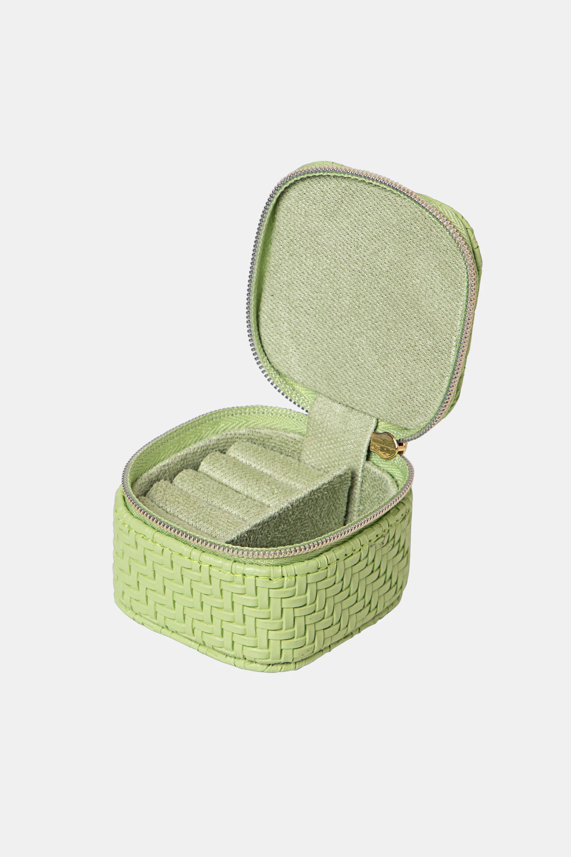 Mini Herringbone Jewelry Cube-Bags + Wallets-Vixen Collection, Day Spa and Women's Boutique Located in Seattle, Washington