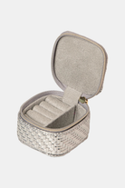 Mini Herringbone Jewelry Cube-Bags + Wallets-Vixen Collection, Day Spa and Women's Boutique Located in Seattle, Washington