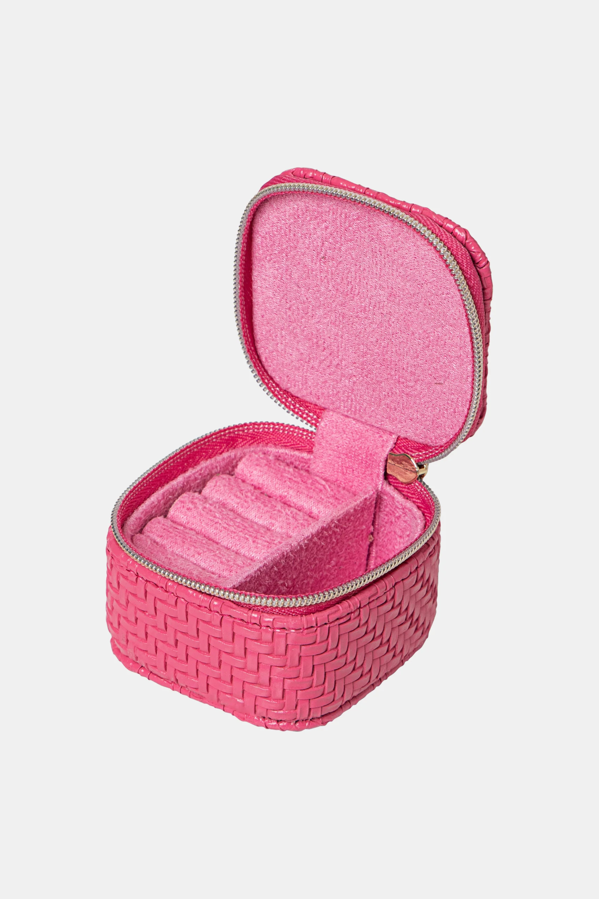 Mini Herringbone Jewelry Cube-Bags + Wallets-Vixen Collection, Day Spa and Women's Boutique Located in Seattle, Washington
