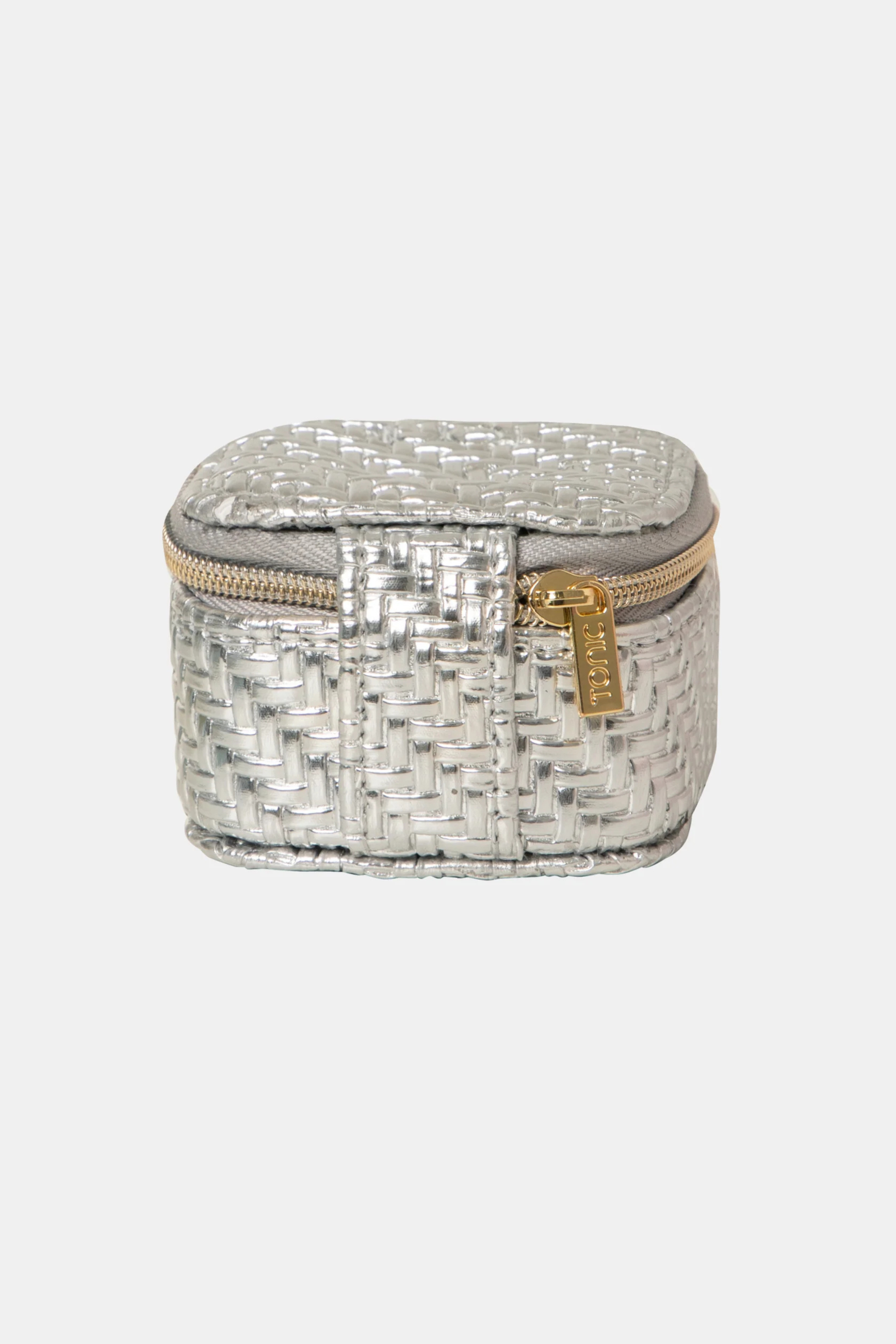 Mini Herringbone Jewelry Cube-Bags + Wallets-Vixen Collection, Day Spa and Women's Boutique Located in Seattle, Washington