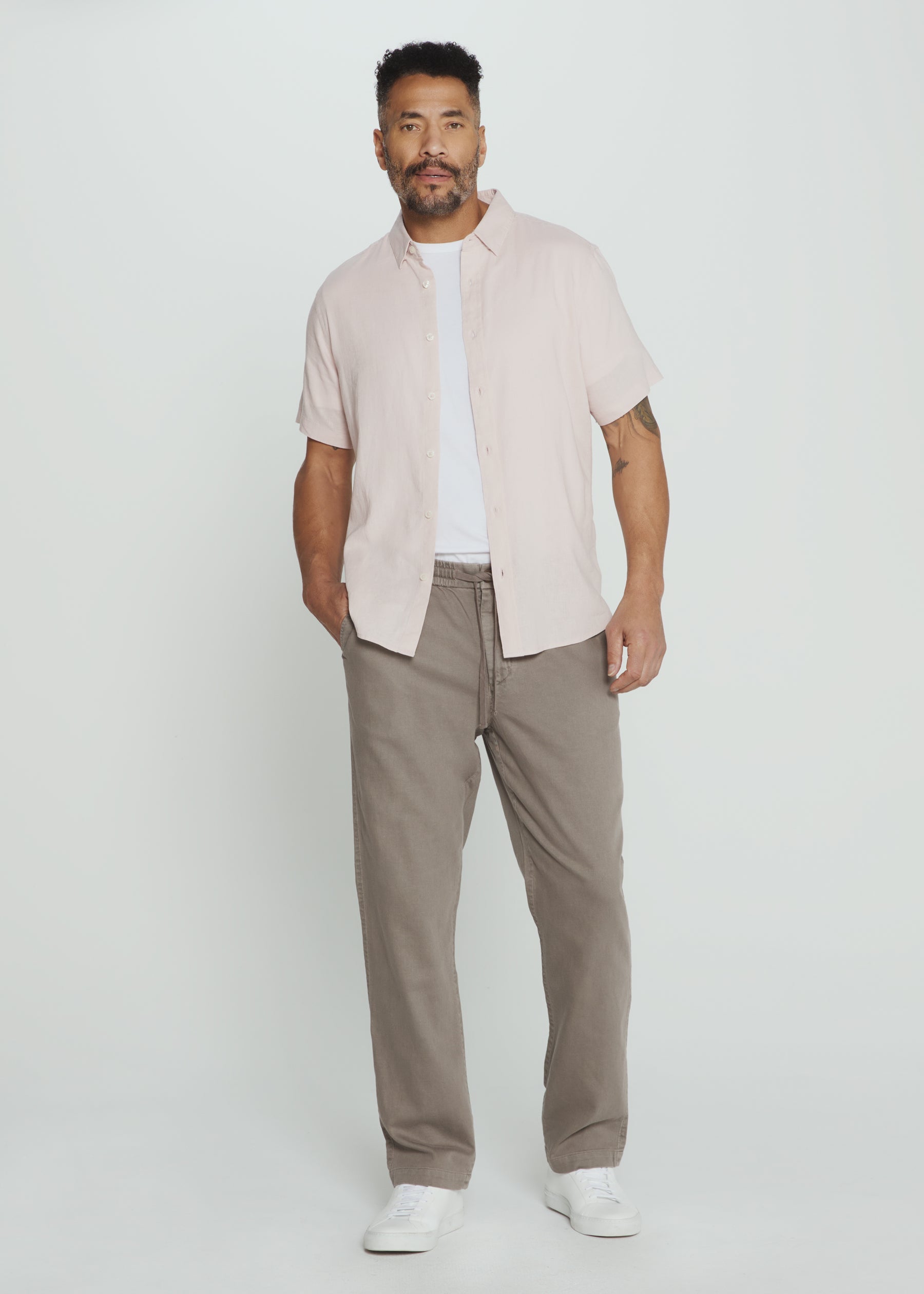 Oasis Short Sleeve Shirt-Men's Tops-Vixen Collection, Day Spa and Women's Boutique Located in Seattle, Washington
