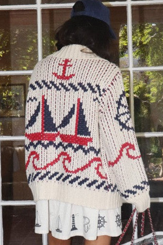 The Skipper Knit Cardigan-Sweaters-Vixen Collection, Day Spa and Women's Boutique Located in Seattle, Washington