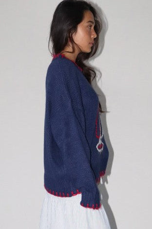 Driftwind Sailboat Sweater-Sweaters-Vixen Collection, Day Spa and Women's Boutique Located in Seattle, Washington
