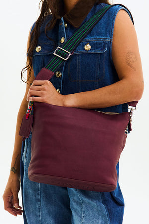 Consuela Plum Hobo-Bags + Wallets-Vixen Collection, Day Spa and Women's Boutique Located in Seattle, Washington