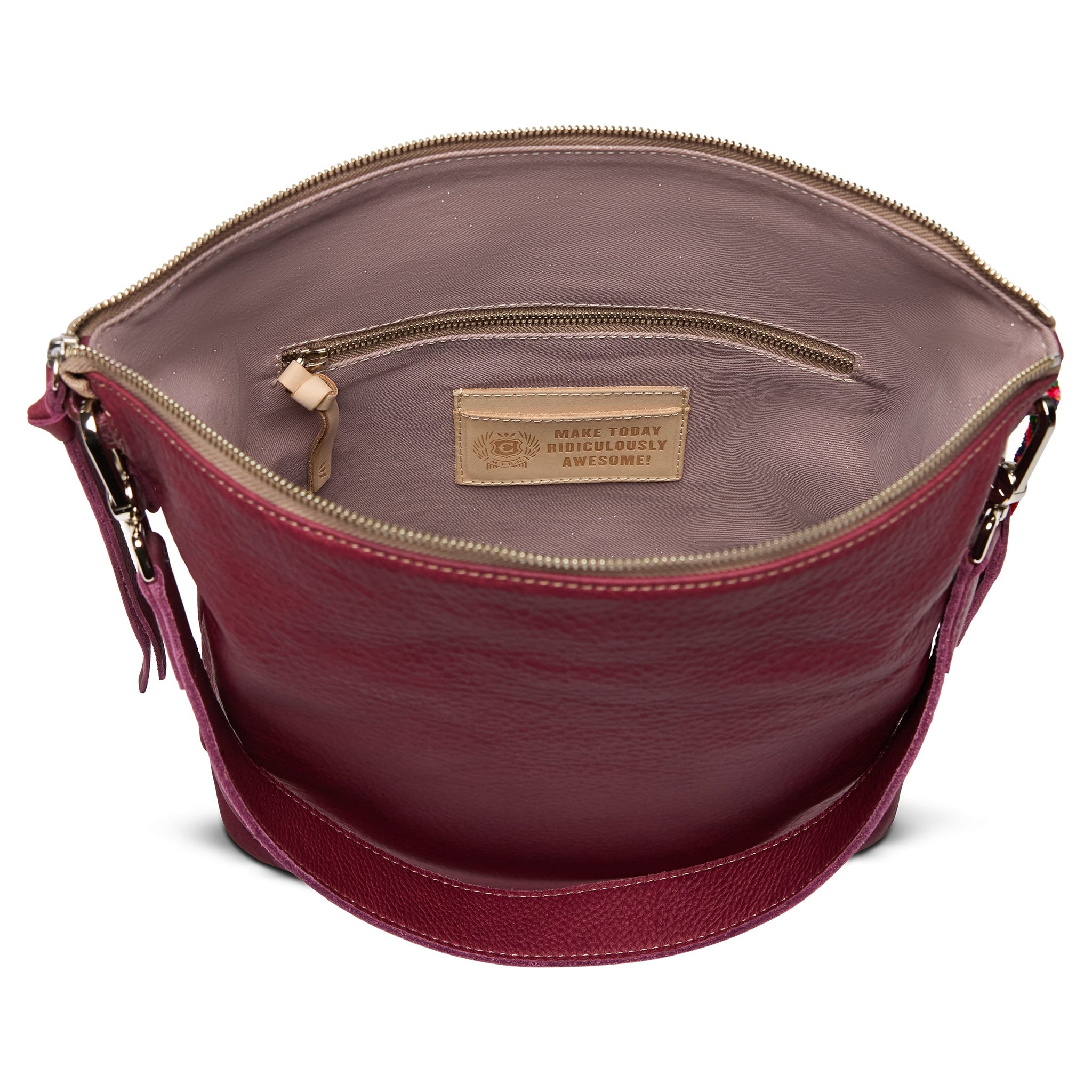 Consuela Plum Hobo-Bags + Wallets-Vixen Collection, Day Spa and Women's Boutique Located in Seattle, Washington
