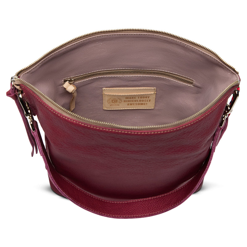 Consuela Plum Hobo-Bags + Wallets-Vixen Collection, Day Spa and Women's Boutique Located in Seattle, Washington