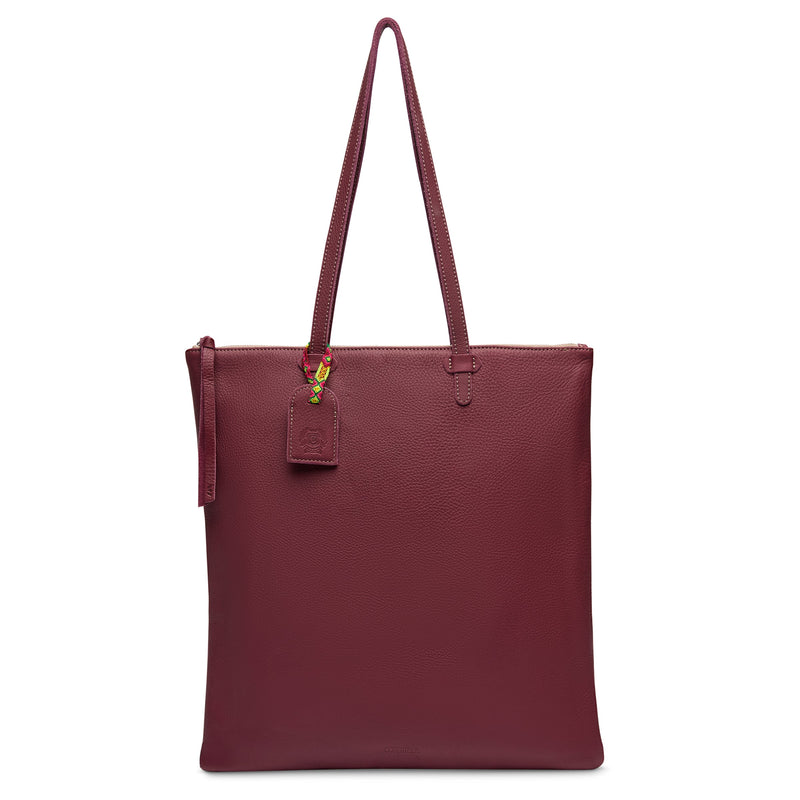 Consuela Plum Shopper Tote-Bags + Wallets-Vixen Collection, Day Spa and Women's Boutique Located in Seattle, Washington