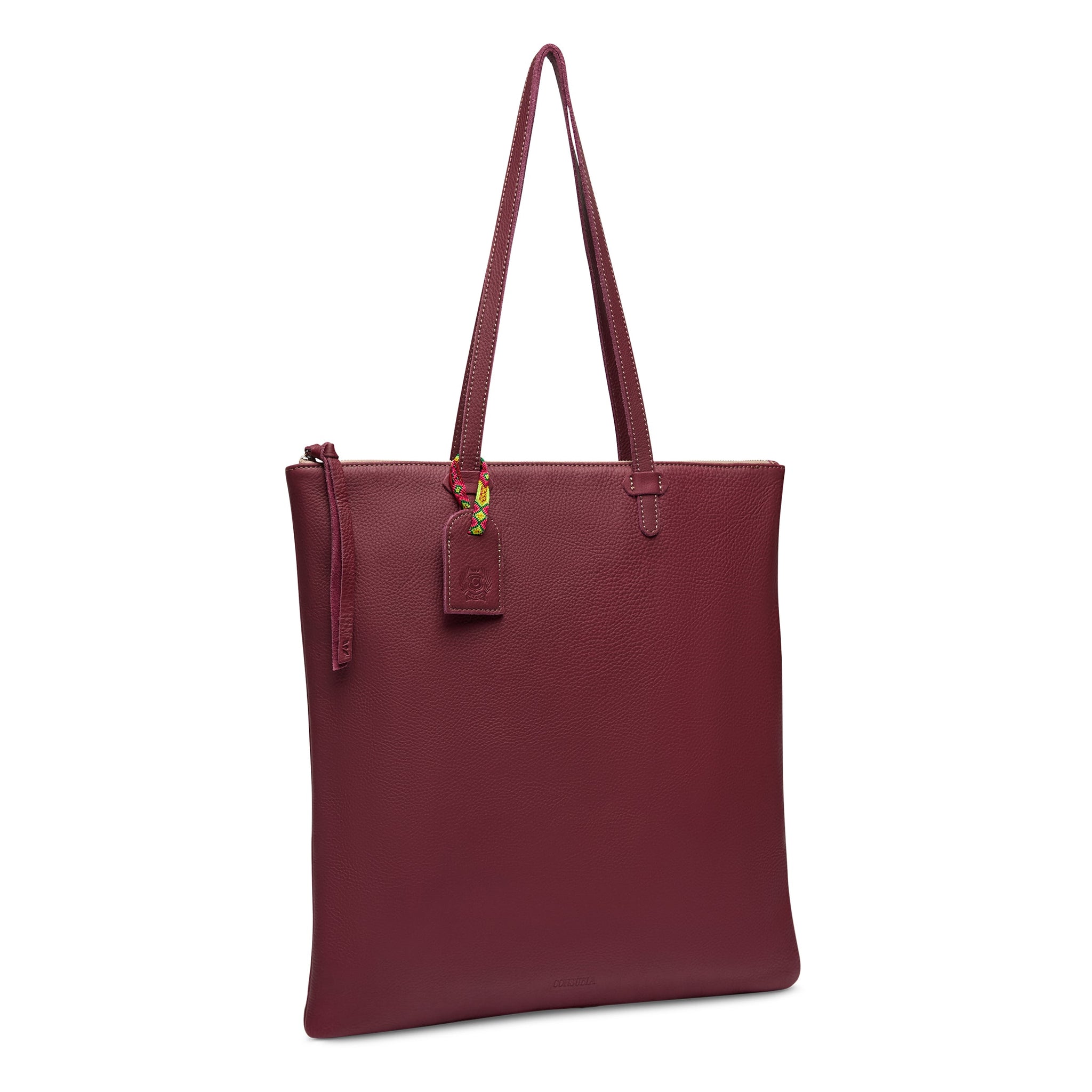 Consuela Plum Shopper Tote-Bags + Wallets-Vixen Collection, Day Spa and Women's Boutique Located in Seattle, Washington