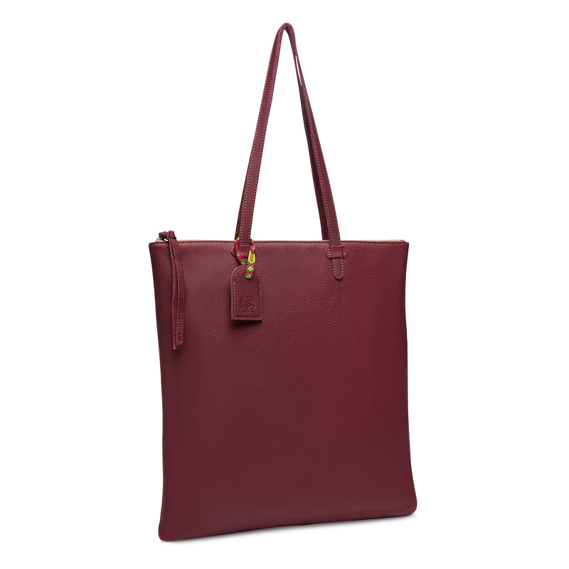 Consuela Plum Shopper Tote-Bags + Wallets-Vixen Collection, Day Spa and Women's Boutique Located in Seattle, Washington