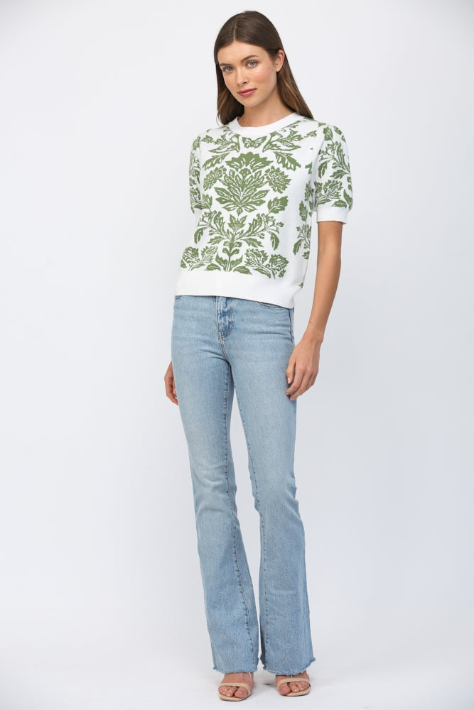 Greenhouse Glow Sweater-Tops-Vixen Collection, Day Spa and Women's Boutique Located in Seattle, Washington