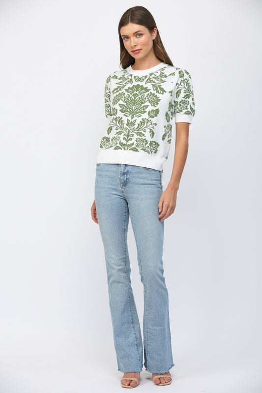 Greenhouse Glow Sweater-Tops-Vixen Collection, Day Spa and Women's Boutique Located in Seattle, Washington