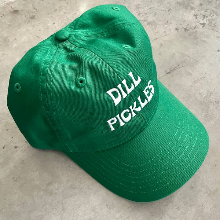Dill Pickles Organic Baseball Cap-Hats-Vixen Collection, Day Spa and Women's Boutique Located in Seattle, Washington