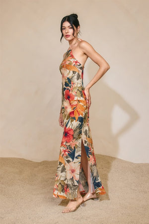 Botanic Birdsong Maxi Dress-Dresses-Vixen Collection, Day Spa and Women's Boutique Located in Seattle, Washington