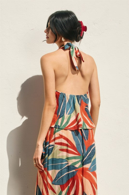 La Vita Botanica Halter Top-Tank Tops-Vixen Collection, Day Spa and Women's Boutique Located in Seattle, Washington