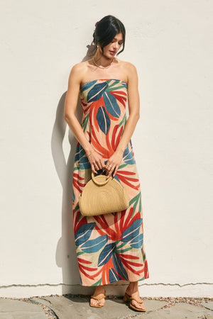 Island Afterglow Maxi Dress-Dresses-Vixen Collection, Day Spa and Women's Boutique Located in Seattle, Washington