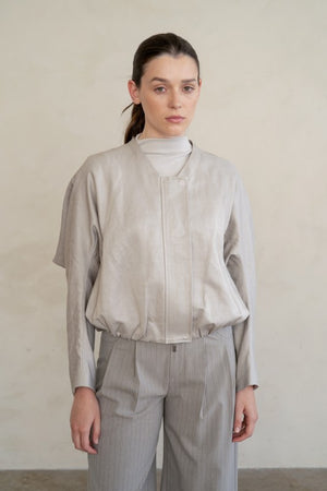 Slate Edge Sculpt Jacket-Jackets-Vixen Collection, Day Spa and Women's Boutique Located in Seattle, Washington