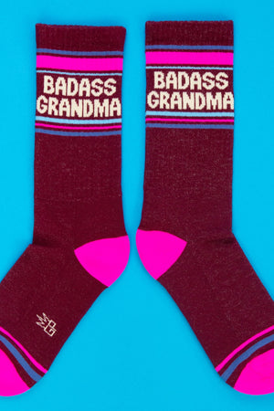 Badass Grandma Gym Crew Socks-Accessories-Vixen Collection, Day Spa and Women's Boutique Located in Seattle, Washington