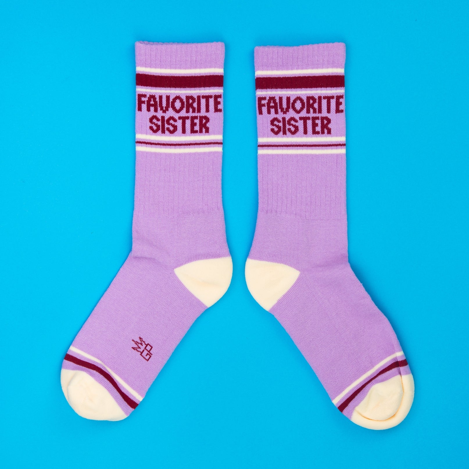 Favorite Sister Gym Crew Socks-Accessories-Vixen Collection, Day Spa and Women's Boutique Located in Seattle, Washington