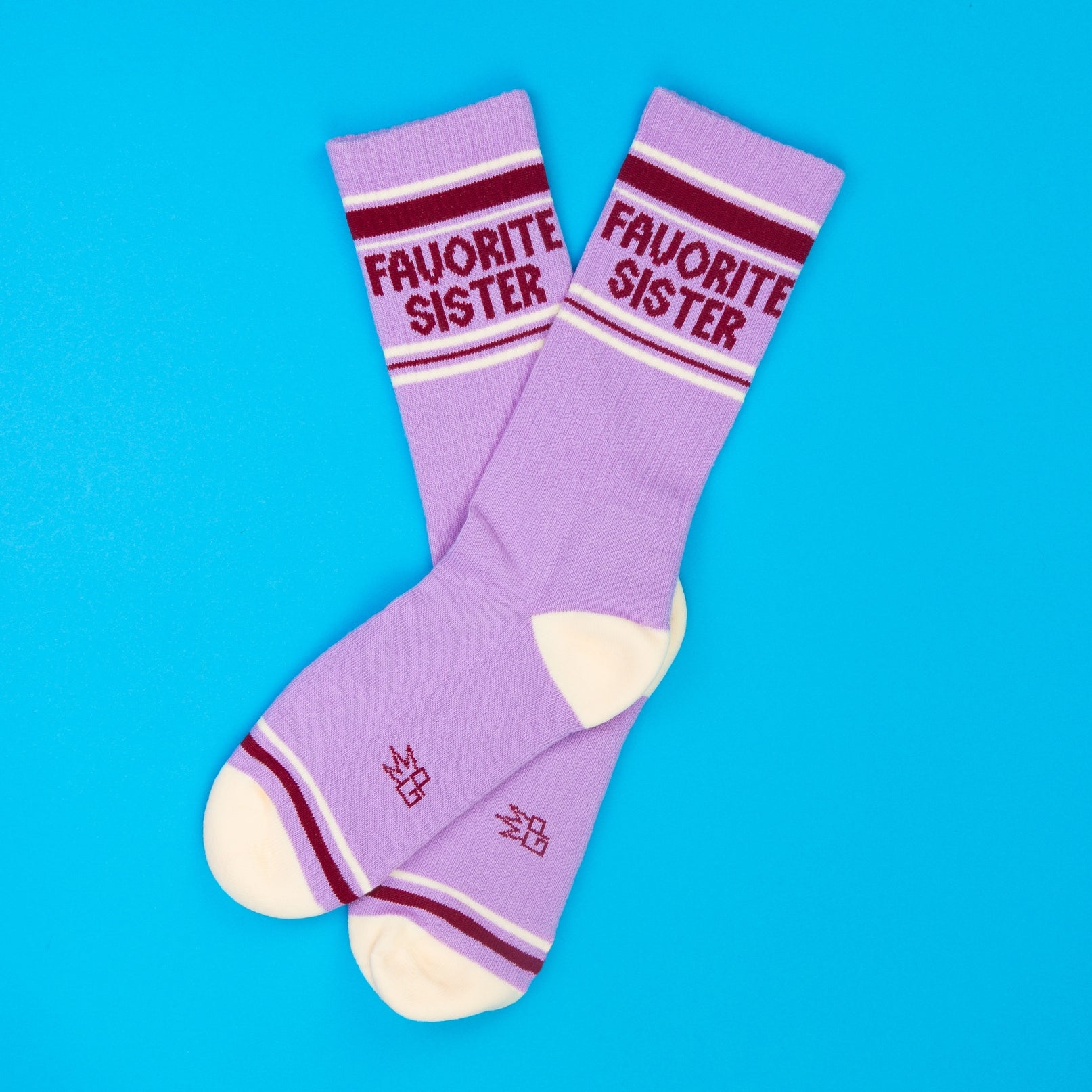 Favorite Sister Gym Crew Socks-Accessories-Vixen Collection, Day Spa and Women's Boutique Located in Seattle, Washington