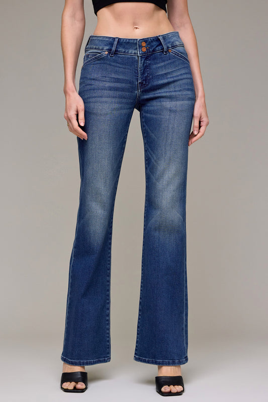 Hidden Low Rise Bootcut-Denim-Vixen Collection, Day Spa and Women's Boutique Located in Seattle, Washington
