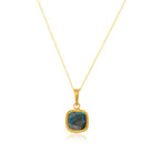 Labradorite Square Pendant-Necklaces-Vixen Collection, Day Spa and Women's Boutique Located in Seattle, Washington