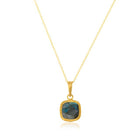 Labradorite Square Pendant-Necklaces-Vixen Collection, Day Spa and Women's Boutique Located in Seattle, Washington