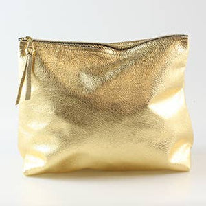 The Loren Metallic Makeup Clutch-Bags + Wallets-Vixen Collection, Day Spa and Women's Boutique Located in Seattle, Washington
