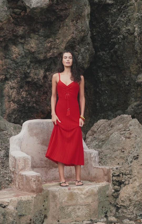 Sunda Crochet Maxi Dress-One Pieces-Vixen Collection, Day Spa and Women's Boutique Located in Seattle, Washington