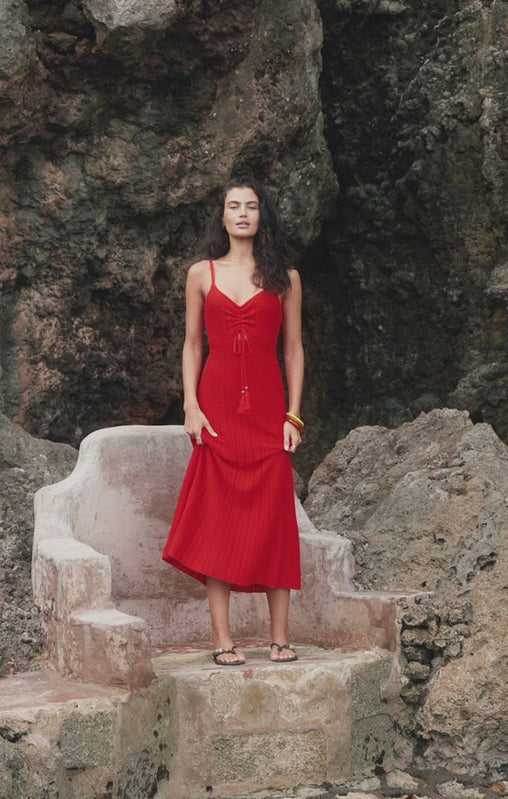 Sunda Crochet Maxi Dress-One Pieces-Vixen Collection, Day Spa and Women's Boutique Located in Seattle, Washington