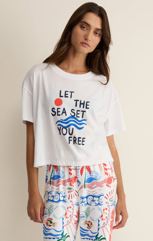 Vintage Sea Tee-Tops-Vixen Collection, Day Spa and Women's Boutique Located in Seattle, Washington
