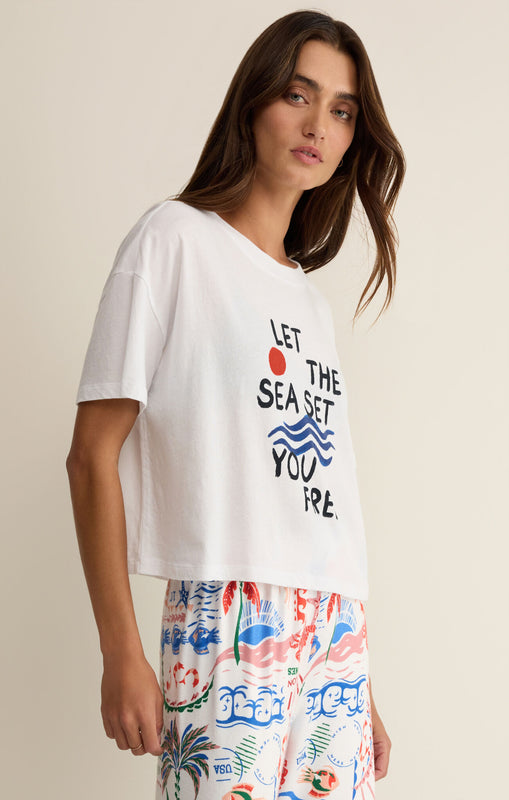 Vintage Sea Tee-Tops-Vixen Collection, Day Spa and Women's Boutique Located in Seattle, Washington