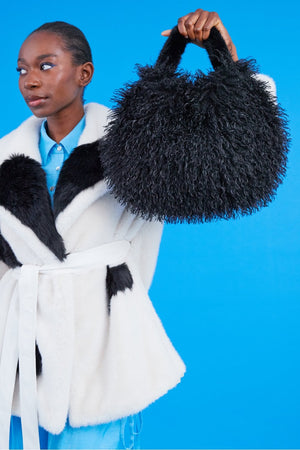 Jayley Faux Fur Bag-Bags + Wallets-Vixen Collection, Day Spa and Women's Boutique Located in Seattle, Washington