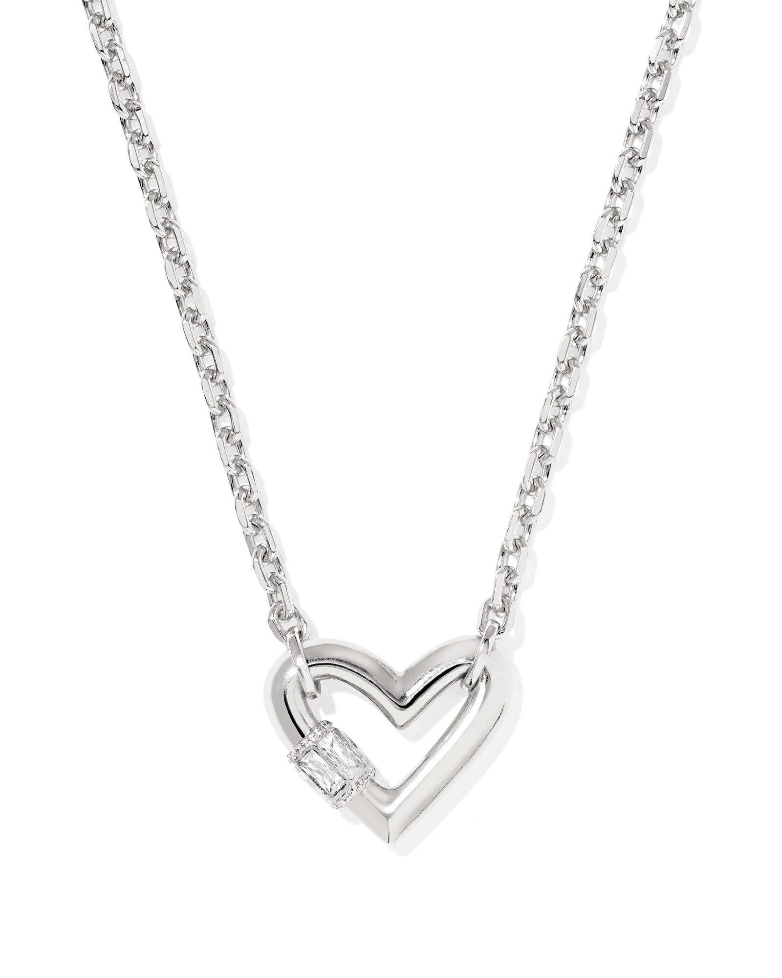 Emery Heart Short Pendant Necklace-Necklaces-Vixen Collection, Day Spa and Women's Boutique Located in Seattle, Washington